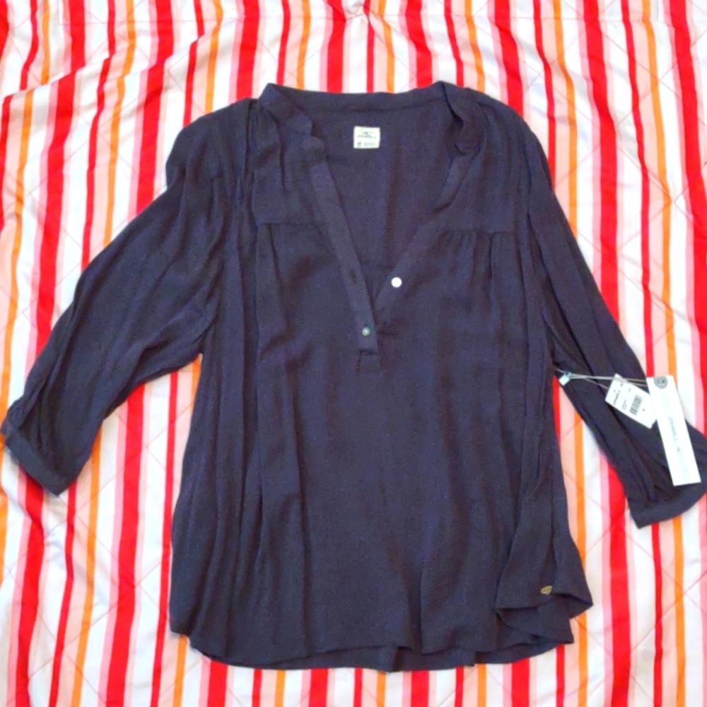 O'Neil Navy Blue Blouse size M
